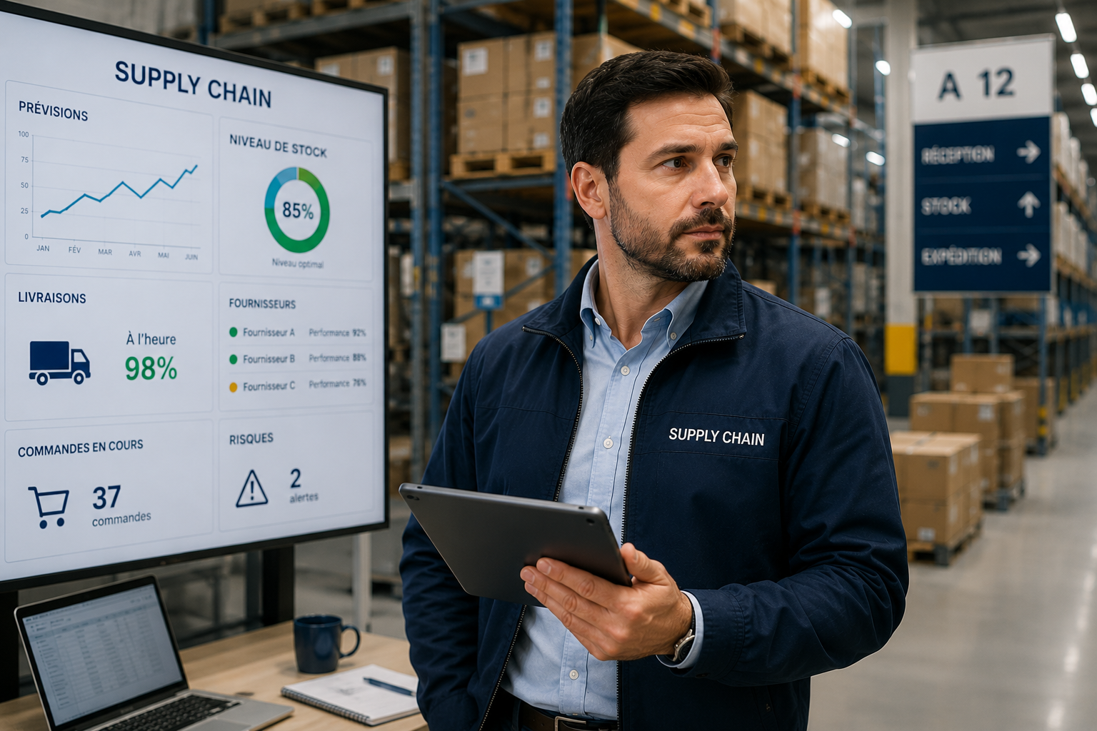 Gestion de chaîne d'approvisionnement en action